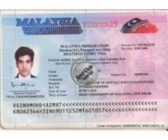 Malaysia Visit Visa (Fresh Passport)30,000/=